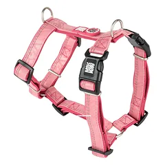 Max&Molly Comfort Harness Matrix 2.0 Rose - minkštas šunų pakinktų diržas su QR identifikatoriumi ir reguliuojamu dydžiu, pastelinė rožinė — 4 nuotrauka