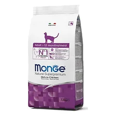Monge Daily Line super premium sausas maistas katėms su vištiena 1.5kg