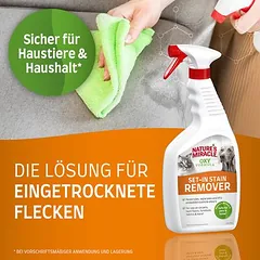 Nature's Miracle Set-In dėmių ir kvapų šalinimo priemonė katėms ir šunims, Ekonominė pakuotė 2 x 709 ml — 5 nuotrauka