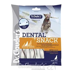 Dr. Clauder's Dental Snack medium breed dantų skanėstai šunims 170 g — 2 nuotrauka