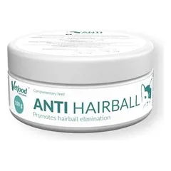 Vetfood Anti Hairball papildai katėms, gerinantys virškinimą ir skatinantys praryjamų plaukų šalinimą, 100 g