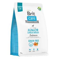 BRIT Care Grain-free Junior Large Breed sausas maistas su lašiša 3 kg