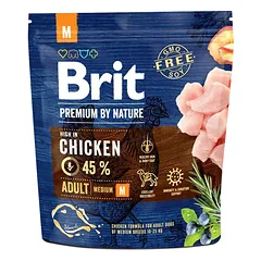 BRIT Premium By Nature Adult Medium M Chicken 1 kg