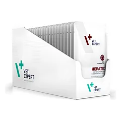 VETEXPERT Hepatic Cat – šlapias veterinarinis maistas katėms, 12x100 g