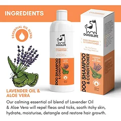 DOGSLIFE 2in1 šampūnas ir kondicionerius šunims, 237 ml — 3 nuotrauka