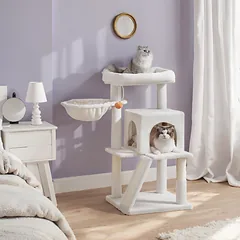 Kačių draskyklė su platforma ir krepšiu 96,1cm