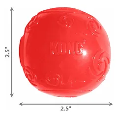KONG žaislas šunims Squeezz Ball, vidutinis, įvairių spalvų — 3 nuotrauka