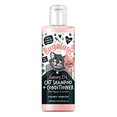 Bugalugs Luxury 2in1 Papaya & Coconut Cat Shampoo - šampūnas su kondicionieriumi katėms, valo ir maitina, 250ml — 3 nuotrauka