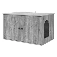 Prolenta Premium namelis katėms, 85 x 55 x 50,5 cm, pilka, mediena — 2 nuotrauka