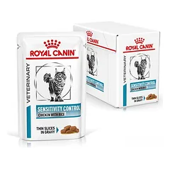 Royal Canin Veterinary Feline Sensitivity Control su vištiena ir ryžiais, padaže, drėgnas maistas katėms — 2 nuotrauka