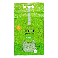 Tofu kraikas katėms Expertus žaliosios arbatos kvapo, 6 l x 6 vnt ( Dėžė )