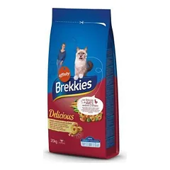 Brekkies Cat Delice Poultry visavertis maistas katėms su vištiena ir kalakutiena, daržovėmis ir grūdais