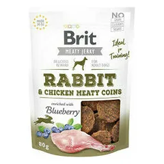 Brit Jerky Rabbit Meaty Coins Snack 80g — 2 nuotrauka