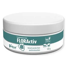 Vetfood FLORActiv - preparatas, palaikantis žarnyno bakterinę florą, šunims ir katėms