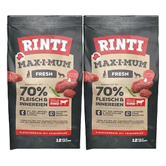 RINTI MAX-I-MUM Beef su jautiena 2 x 12 kg