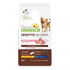 Trainer ADULT DOG SENSITIVE NO GRAIN MINI su kiauliena  2kg