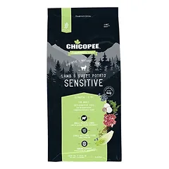 CHICOPEE HNL Holistic Nature Line sausas maistas jautriems šunims su ėriena ir saldžiosiomis bulvėmis, 2 kg