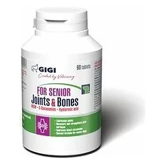GIGI For Senior Joints & Bones (ar hialuronskābi) tab. N90 suņiem