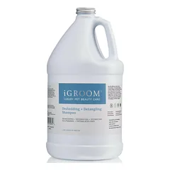 IGroom Deshedding & Detangling Shampoo - šampūnas šunims ir katėms, palengvinantis šukavimą ir pašalinantis povilnę, koncentratas 1:16