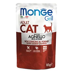 Monge Grill konservai katėms su ėriena, 85 g