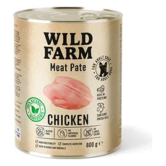 WILD FARM Pate Chicken 800g ėdalas šunims be glitimo