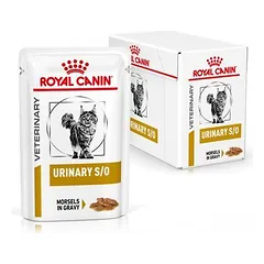 Royal Canin Veterinary Feline Urinary S/O padaže arba Mousse, drėgnas maistas katėms — 4 nuotrauka