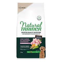Natural Trainer Selected Quality Nutrition Adult Small & Toy su kalakutiena, sausas maistas šunims — 2 nuotrauka