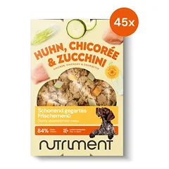 Nutriment šviežias meniu su vištiena, cikorija ir cukinija – šaldytas maistas šunims, 45 x 400 g — 2 nuotrauka