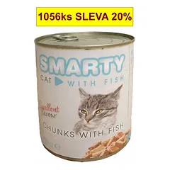 SMARTY Cat Žuvis gabalėliai skardine 810 g