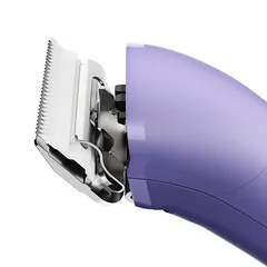 Andis eMERGE Lilac Clipper - profesionalus vieno greičio kirpimo mašinėlė su įmontuota įkraunama baterija ir CeramicEdge peiliuku (1,5 mm), violetinė, Fioletowy / nr 10 — 2 nuotrauka