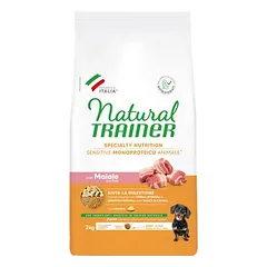 Natural Trainer Sensitive Adult Small & Toy su kiauliena, maistas šunims, 2 kg — 2 nuotrauka