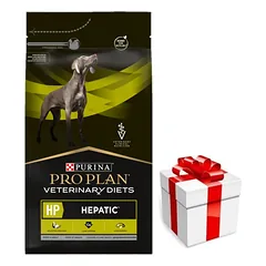 PRO PLAN Veterinary Diets HP Hepatic sausas šunų ėdalas, 12 kg + Staigmena ŠUNIUI