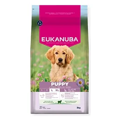 Eukanuba Life Care Puppy sausas maistas didelių veislių šuniukams su ėriena ir ryžiais, L, 3 kg