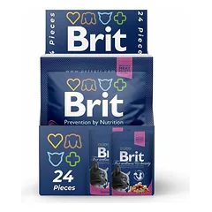 Brit Premium Cat Pouch Chicken & Turkey konservai katėms su vištiena ir kalakutiena padaže, 24 vnt.