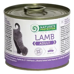 NATURE’S PROTECTION DOG ADULT LAMB KONSERVUOTAS PAŠARAS ŠUNIMS 200g