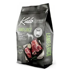 Kudo Lamb&Rice Medium Maxi Junior sausas pašaras jauniems šunims