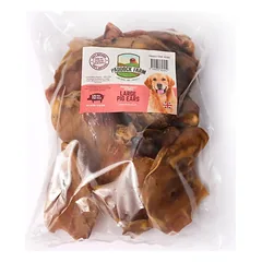Džiovintos didelės kiaulių ausys šunims - Paddock Farm Large Pig Ears - 10 vnt.