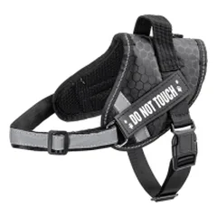 Nobleza „Do not touch“ petnešos šuniui, M, 55–72 cm — 3 nuotrauka
