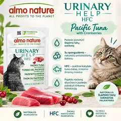 Almo Nature HFC Urinary Help Pacific Tuna with Cranberries konservai katėms, 50 g — 2 nuotrauka