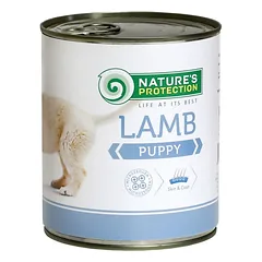 NATURE’S PROTECTION PUPPY LAMB KONSERVUOTAS PAŠARAS ŠUNIMS 800g
