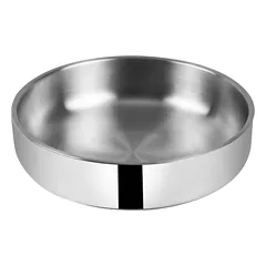 Agx Steel gyvūnų augintinių dubenėlis, metalinis, sidabrinis