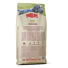 CARNILOVE TRUE FRESH Dog Duck Large Breeds sausas pašaras šunims 12 kg