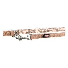 TRIXIE Premium pritaikomas pavadys, su neoprenu L-XL 2m/25mm, šv. deim./karamelė