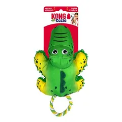 KONG Cozie Tuggz žaislas šunims Alligator, Dyd. M/L: apie L 38 x B 20,3 x H 10,2 cm — 5 nuotrauka