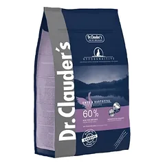 DR. CLAUDER’S HYPOSENSITIVE sausas maistas suaugusiems šunims su antiena ir bulvėmis 3,5 kg