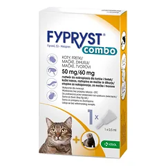 FYPRYST COMBO, 0,5 ml, užlaš. tirpalas katėms ir šeškams 1 pipetė