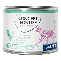 Concept for Life Veterinary Diet Hypoallergenic su lašiša, drėgnas maistas katėms — 2 nuotrauka