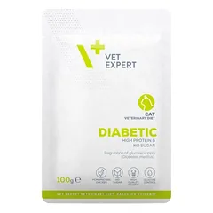 VETEXPERT Diabetic Cat – šlapias veterinarinis maistas katėms, 100 g