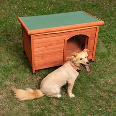 Hundehütte Woody Flachdach