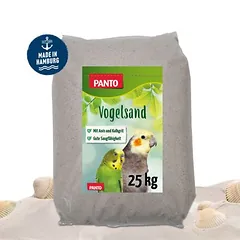 PANTO Vogelsand – smėlis kanarėlėms ir papūgoms su anyžiais ir kriauklių kalkėmis, 25kg — 2 nuotrauka